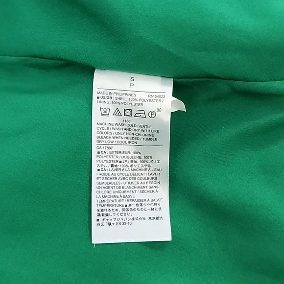 Banana Republic Green Sheath Dress with Bishop Sleeves Size S - Picture 10 of 11